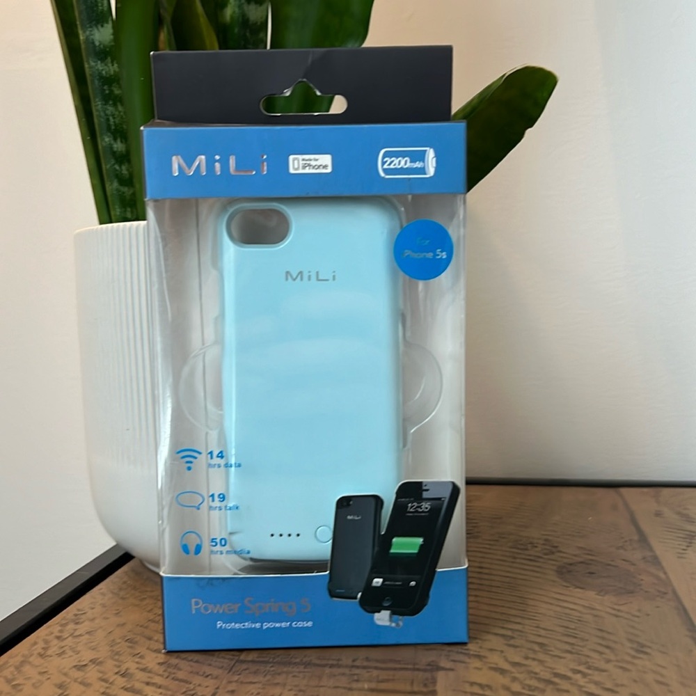 New - Mili Power Spring 5 Protective Power Case for iPhone 5s